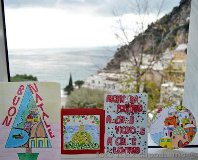 BUON NATALE Positano dagli alunni delle medie