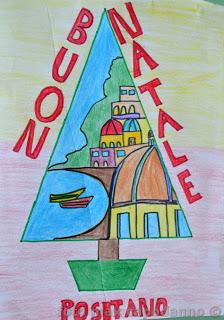 BUON NATALE Positano dagli alunni delle medie