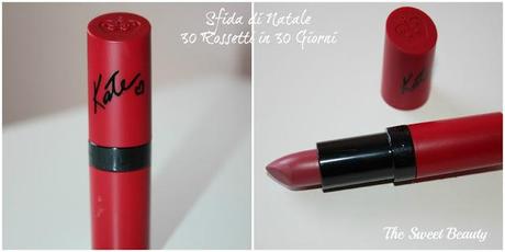 SFIDA DI NATALE: 30 ROSSETTI IN 30 GIORNI #08 RIMMEL LASTING FINISH BY KATE N. 104