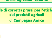 Arriva manuale l'etichettatura prodotti agricoli.