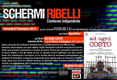 Schermi Ribelli presenta “Ad ogni costo”: venerdì 7 dicembre al Fusolab!
