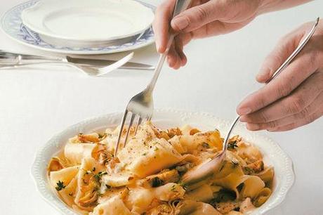 Pappardelle carciofi e gorgonzola