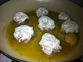 Polpette di agnello con purè al Briè