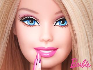 I'm a Barbie girl.... with Viva Glam Nicki lipstick by MAC