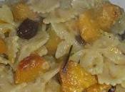 Farfalle zucca olive nere