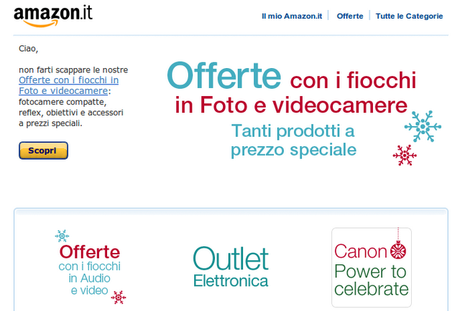 Amazon: maxi sconti su fotocamere e videocamere