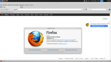 Mozilla Firefox si aggiorna alla versione 17.0.1 su Linux Ubuntu 12.10