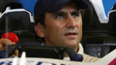 Alex Zanardi, WTCC BMW driver, has his F1 seat fitting
in the BMW Sauber Hinwil factory before his test in Valencia, Spain.