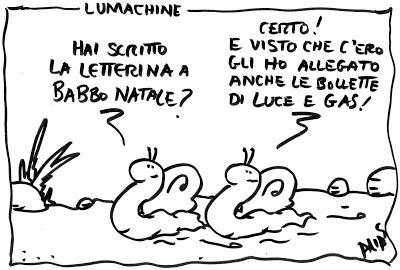 UNA STRISCIA DI BAVA - LE LUMACHINE E IL NATALE!