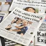 British Newspapers Report Duchess of Cambridge Pregnancy05