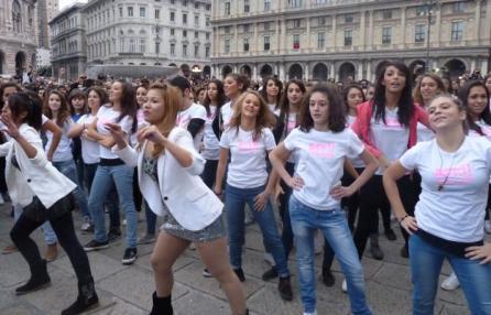 Una De Ferrari 'Flash Mob'