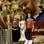 Kate e William statuine al presepe napoletano 011