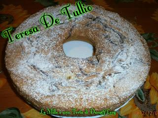 ciambellone sofficissimo variegato alla nutella