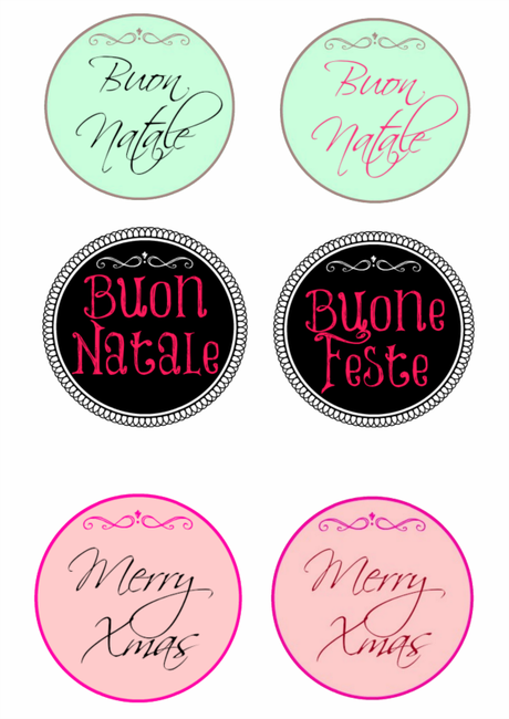 Etichette Natalizie dalle Tinte Shabby Chic {?} + Premi {Per Chi Li Vuole Prelevare}