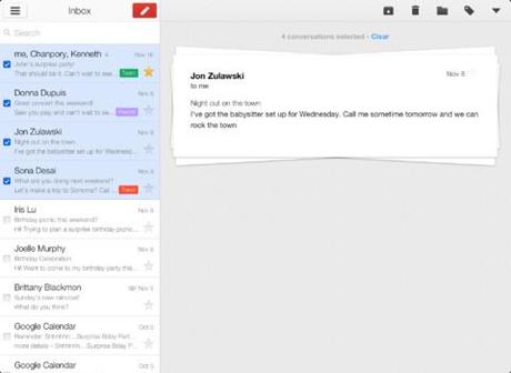 Google aggiorna Gmail (v. 2.0) iOS, ora con account multipli ed integrazione di Google+