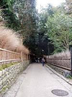 oltre il Torii inizia la Via degli Dei