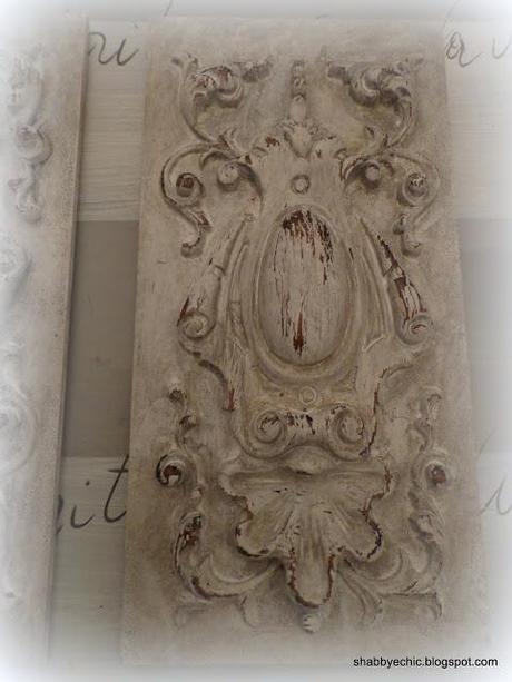 Come trasformare in pannelli decorativi due vecchi decori barocchi