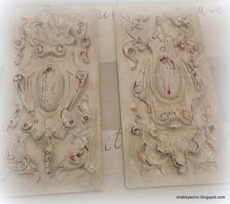 Come trasformare in pannelli decorativi due vecchi decori barocchi