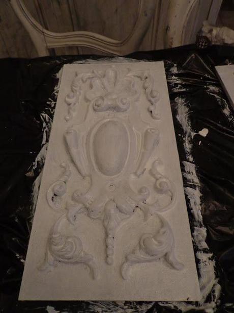 Come trasformare in pannelli decorativi due vecchi decori barocchi