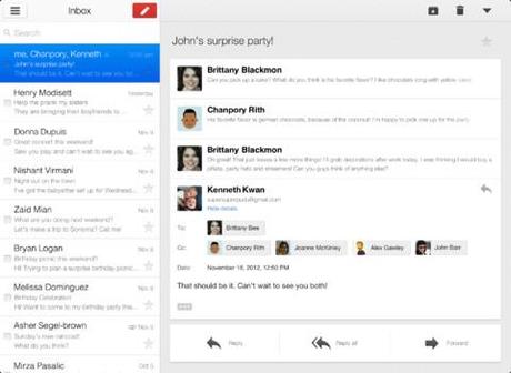 Rilasciata la versione 2.0 di Gmail per iPhone e iPad