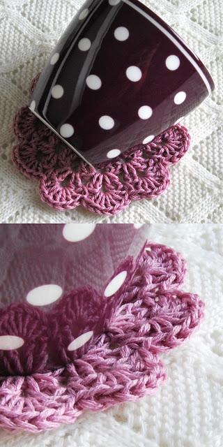 Free pattern day: sottobicchieri crochet