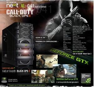 Compra un PC Next Serie XL-041, riceverai COD Black Ops II in omaggio