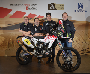 Presentato l’Husqvarna Rallye Team by Speedbrain che parteciperà alla Dakar 2013