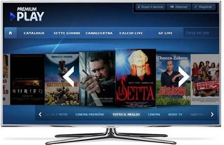 Mediaset Premium Play sul Samsung Smart TV