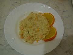 RICETTE: Risotto all'arancia e gamberetti