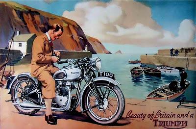 Vintage Motorcycle Art # 4