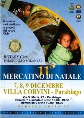 Mercatino di Natale alla Villa Corvini a Parabiago