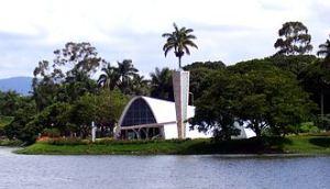 La chiesa di San Francesco d'Assisi a Belo Horizonte, Brasile.