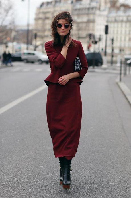 { On the Street : Real Burgundy }