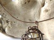 Girocollo rame- Perla gabbia