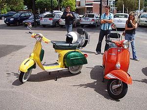 Classic Vespas in Perth, Western Australia