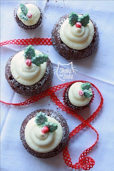 Christmas Cupcakes #2: Choco-Dates