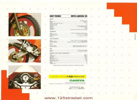 Vintage Brochures: Cagiva Mito Lawson 1991 (Italy)