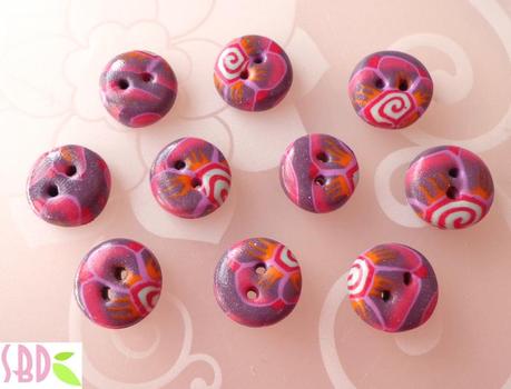 Bottoni in Pasta Polimerica - Polymer Clay Buttons