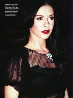Catherine Zeta-Jones in Dolce & Gabbana su InStyle magazine