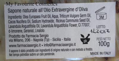 Farmacia Sergio Saponi all'Olio Extravergine di Oliva