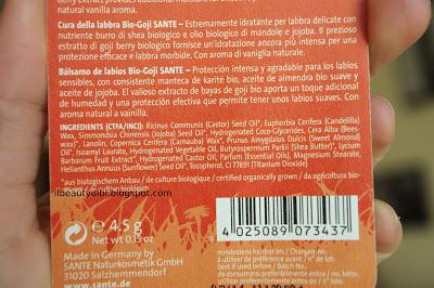 SANTE - Burro Labbra Bio-Goji