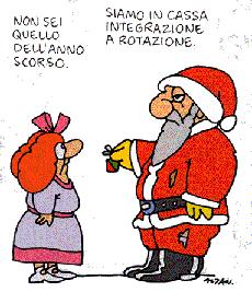 Babbo Natale cassintegrato