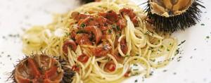 Spaghetti con i ricci di mare