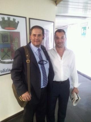Foto Coisp: Franco Maccari, segretario nazionale, e Giulio Catuogno Coisp Napoli