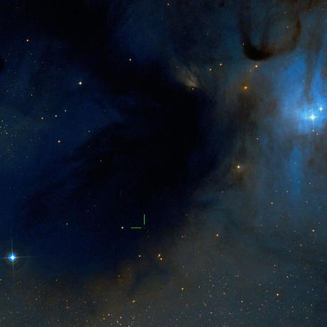 Rho Ophiuchi 102: una nana bruna e il suo disco di polveri