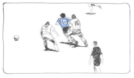Maradona: Paolo Castaldi e il valore simbolico di un pallone /></div>> LoSpazioBianco Maradona: Paolo Castaldi e il valore simbolico di un pallone