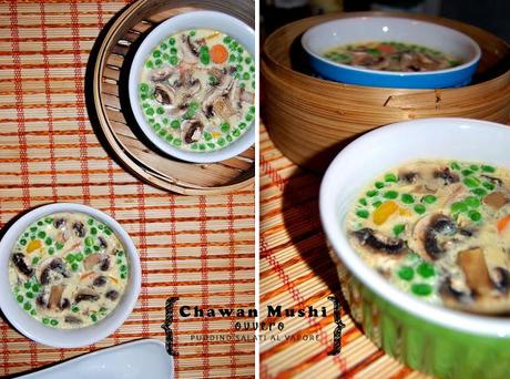 Puddind salati al vapore (Chawan Mushi)