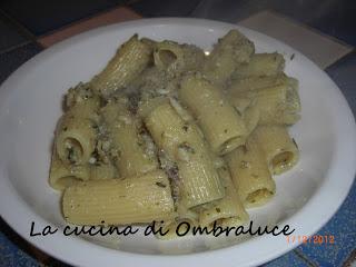 Rigatoni con sarde all'arancia