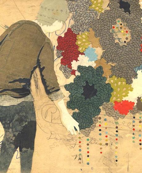 PATTERNS E TEXTURES DI CARTA NEI COLLAGES DI HOLLIE CHASTAIN