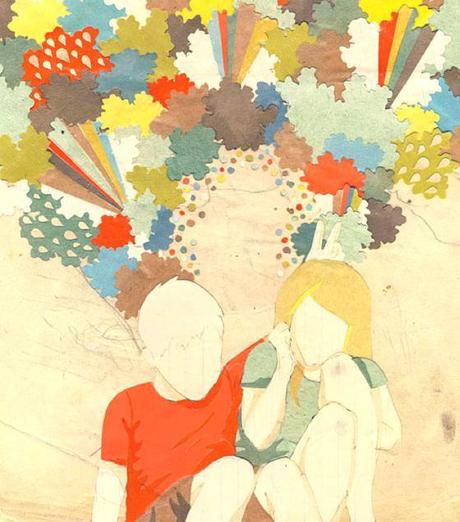 PATTERNS E TEXTURES DI CARTA NEI COLLAGES DI HOLLIE CHASTAIN